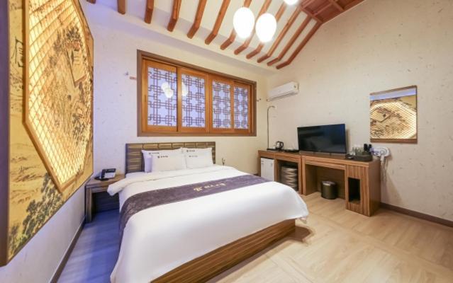 Jeonju Hanok Hotel Kung المظهر الخارجي الصورة